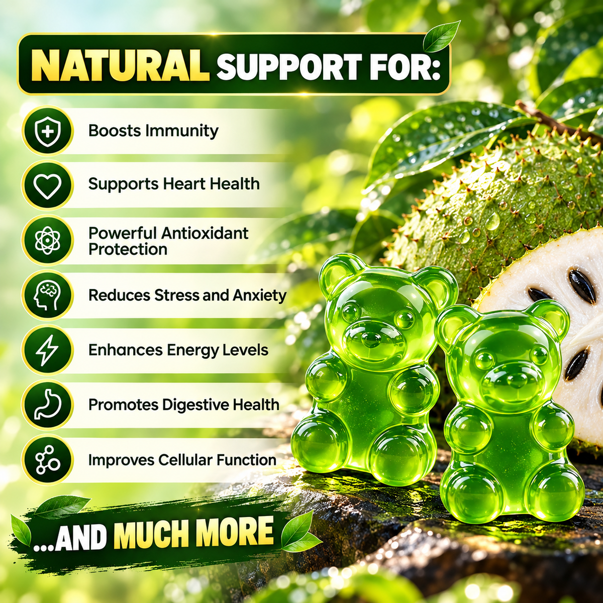 Organic Soursop Gummies