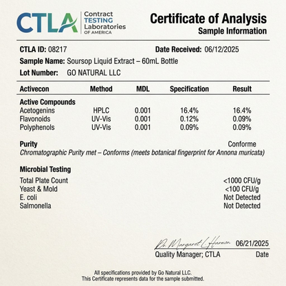 Organic Soursop Extract