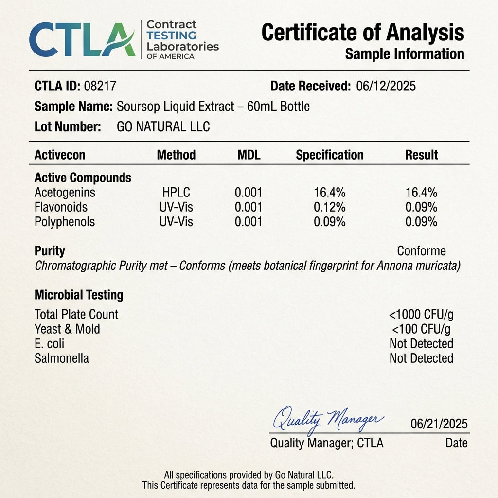 Organic Soursop Extract